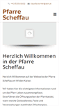 Mobile Screenshot of pfarre.scheffau.net